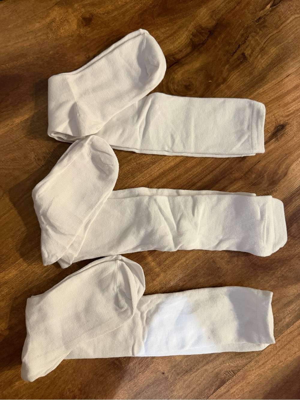White Kids Knee-High Socks - Pack of 3